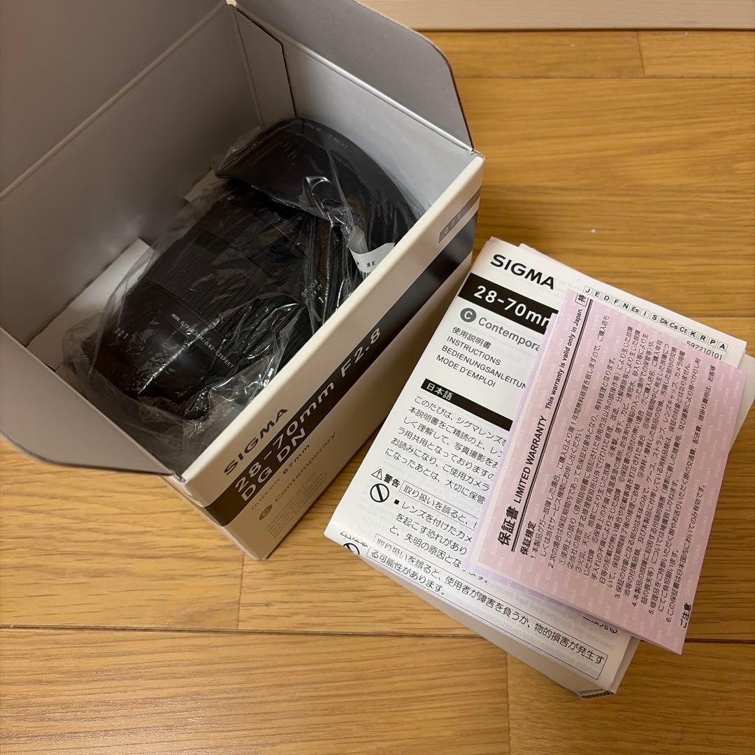 レンズ(ズーム) SIGMA 28-70mm F2.8 DG DN Contemporary