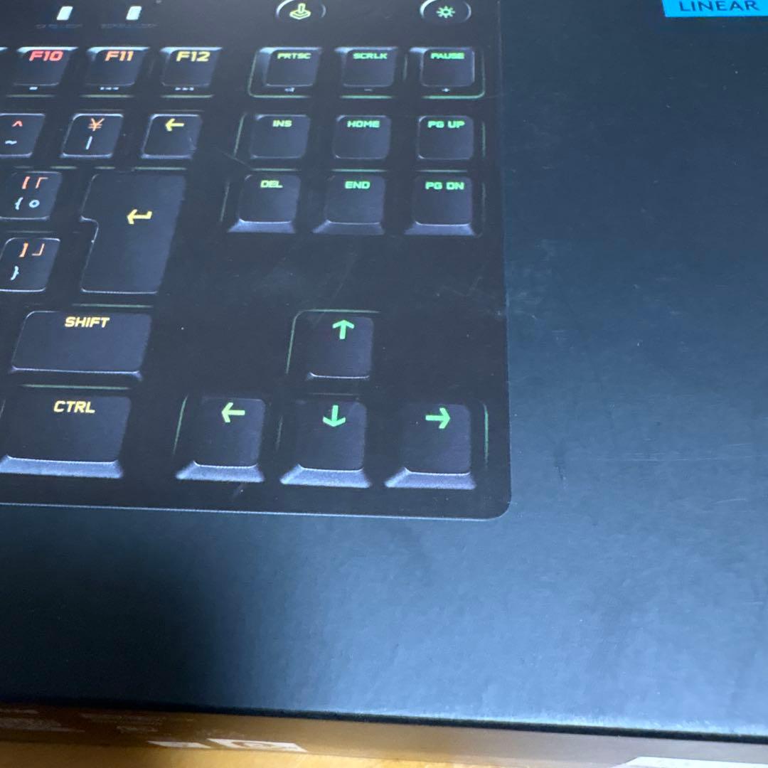 ロジクールG PRO ゲーミングキーボード 有線 リニア 赤軸 日本語配列