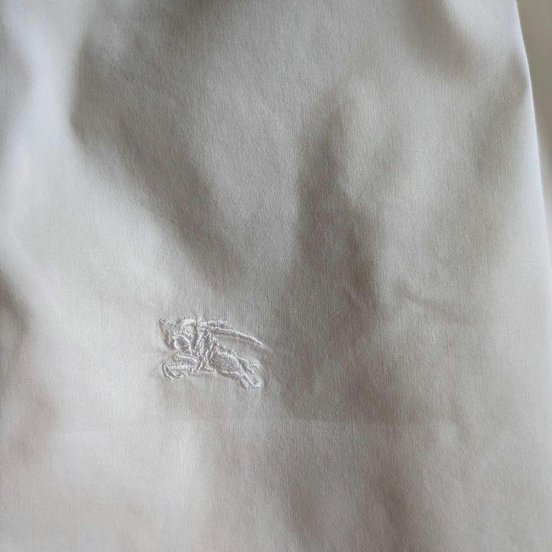 バーバリー 長袖シャツ ブラウス フリル ティアード ノバチェック ホース刺繡