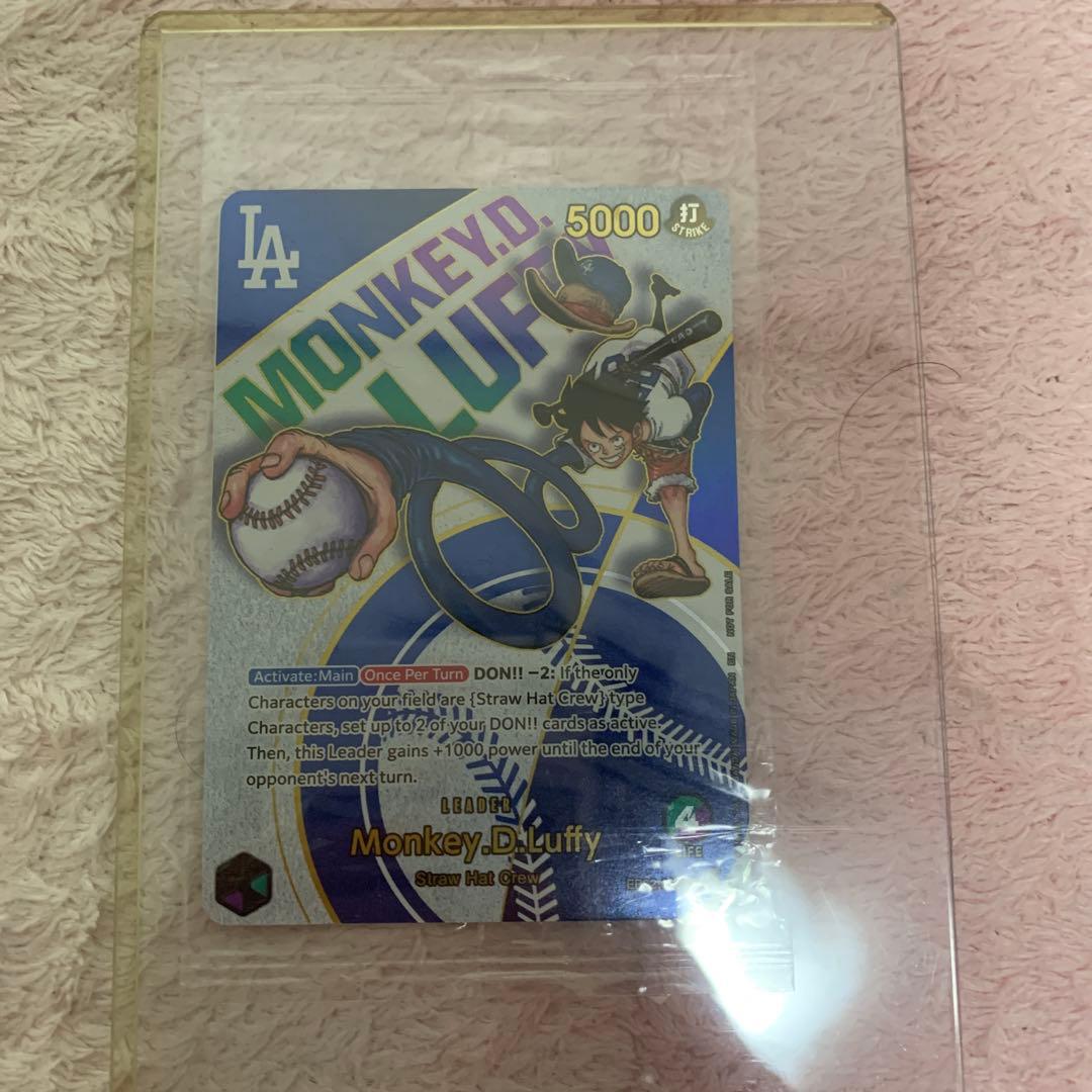 ドジャース ルフィ プロモ　未開封 コラボ Dodgers ワンピース