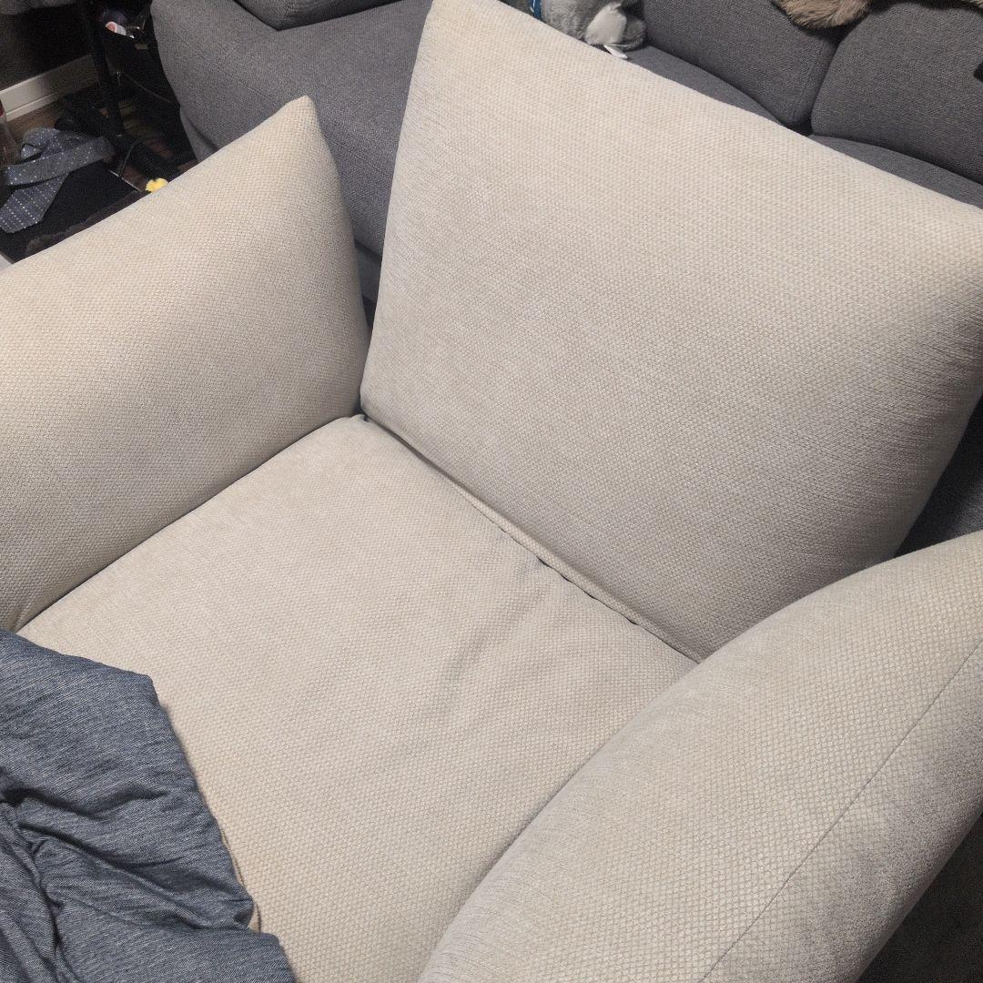 無印良品 リクライニングフロアソファ ベージュ