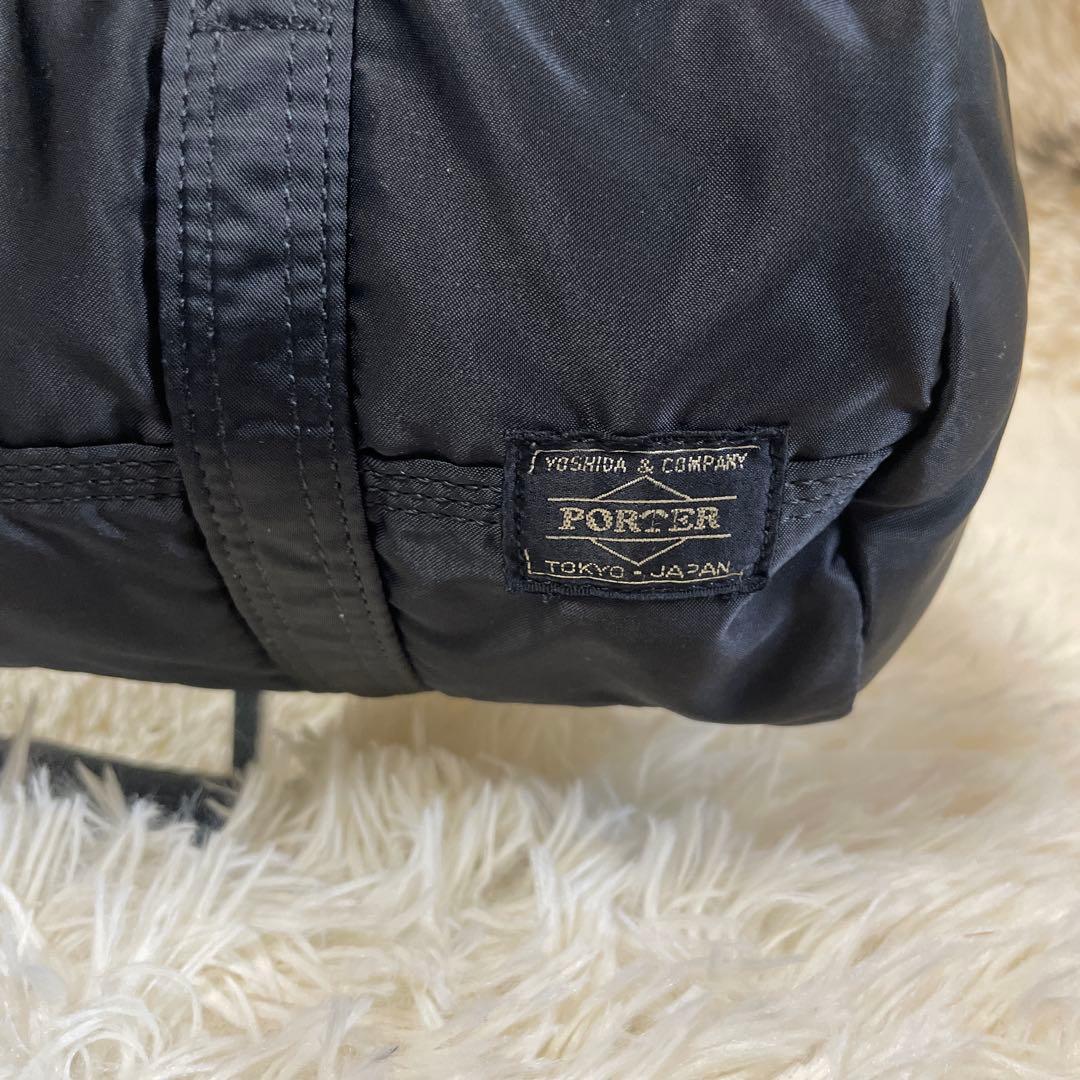 【美品】PORTER ポーター タンカー ミニボストン S ブラック