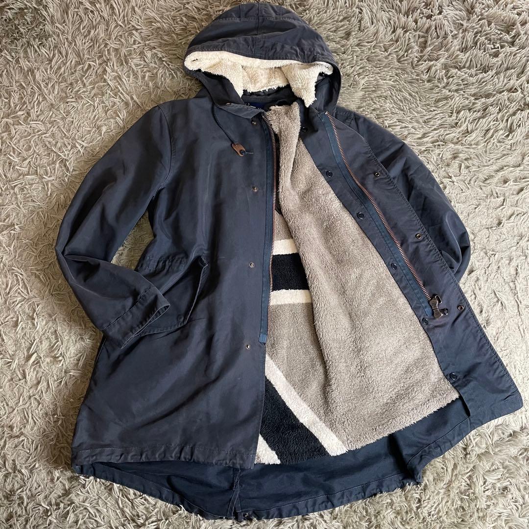 【希少！】フレッドペリー　モッズコート　ボアライナー　ユニオンジャック　XL