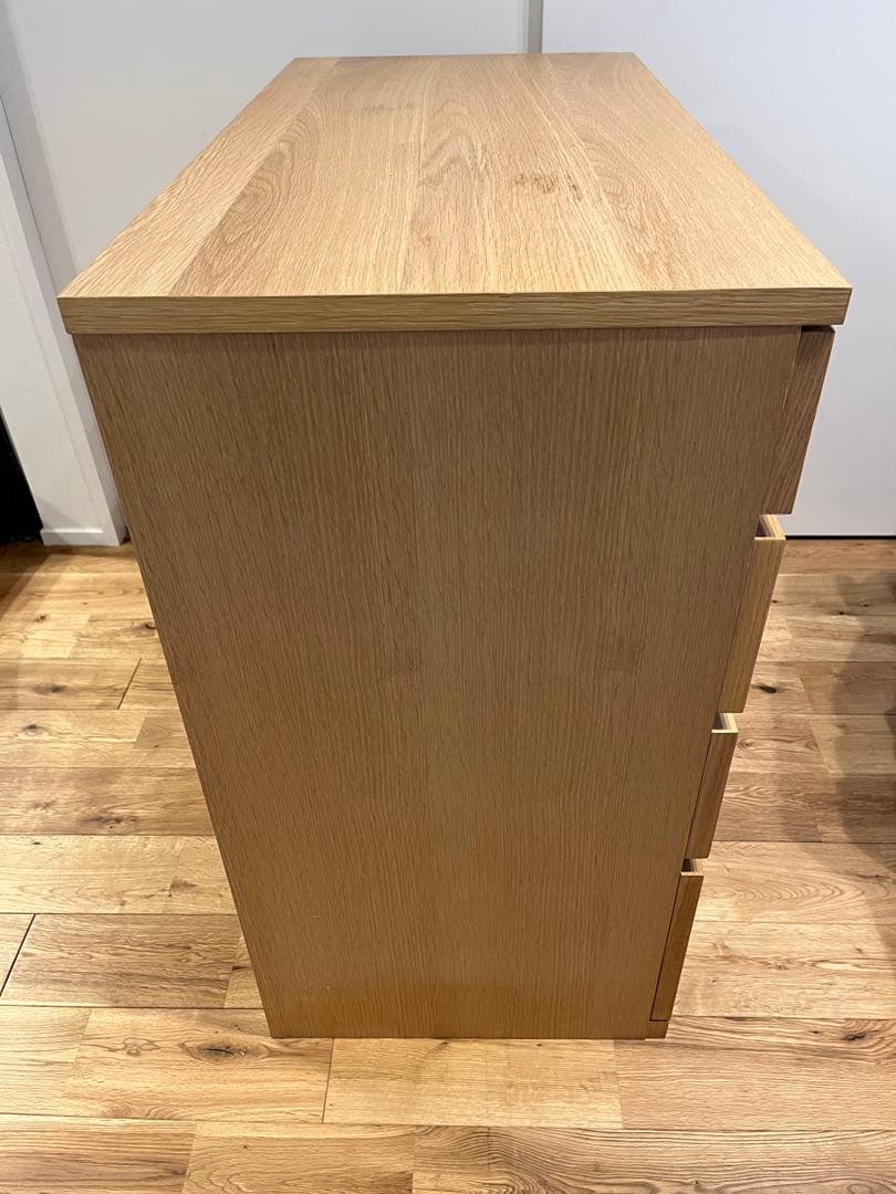 yuさん用　MUJI 無印良品　木製チェスト４段　オーク材突板