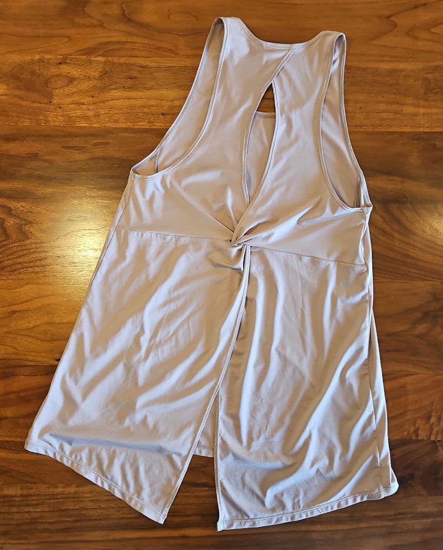 スカーラ　フラワープリントヨガウエア　M　ピンクブラウン　3点セット