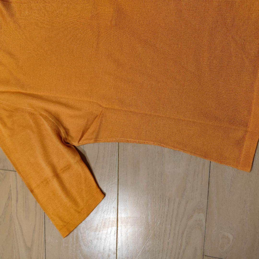 HERMES 半袖ポロシャツ Mサイズ オレンジ