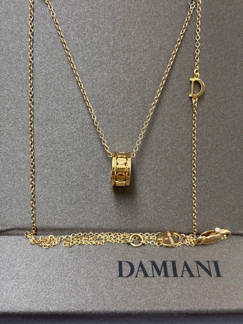 ダミアーニ ベルエポック リール ネックレス【未使用ですが若干微細なスレあり】