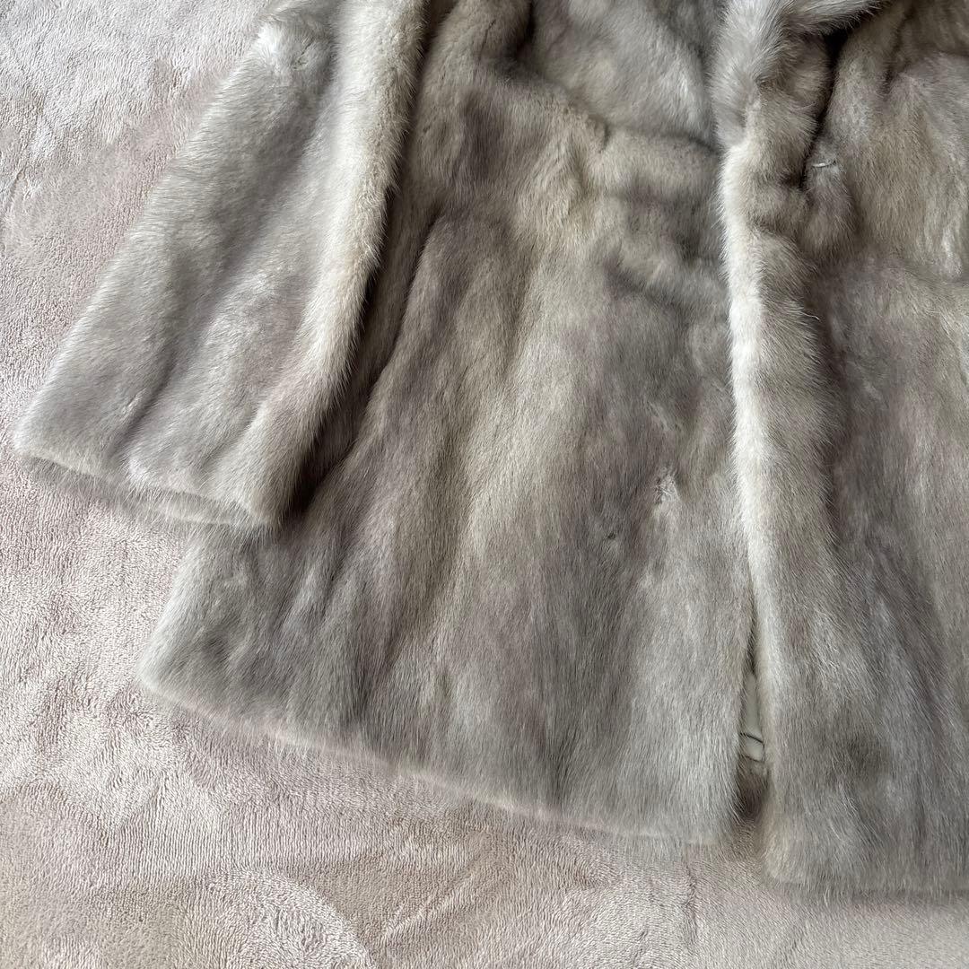 サファイヤミンクファーコート リアルファー 11号