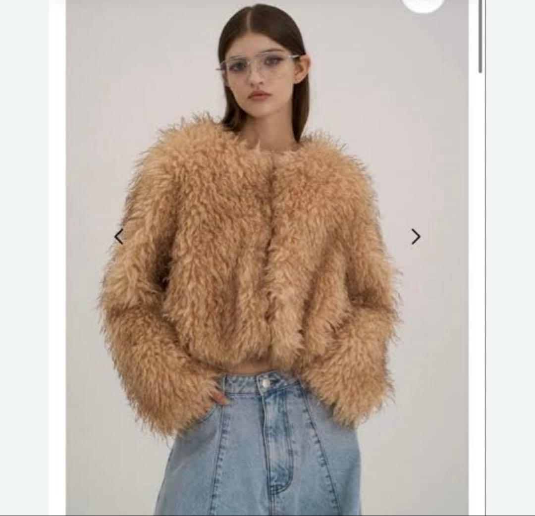 【美品】THETOE LANE FUR COAT M