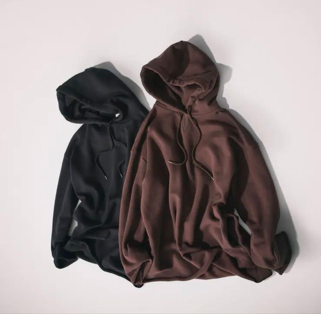 新品★Meravel ミーラベル relaxing hoodie フーディ 黒