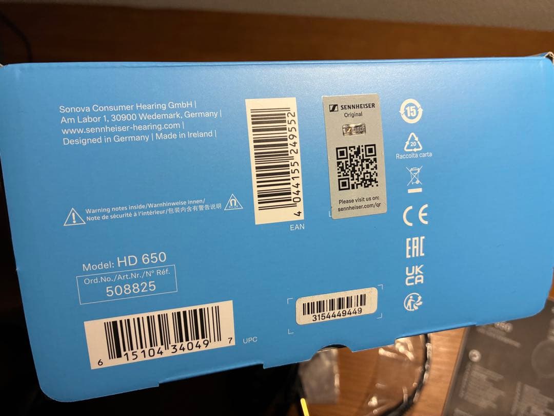 SENNHEISER HD 650 有線ヘッドホン ゼンハイザー HD650