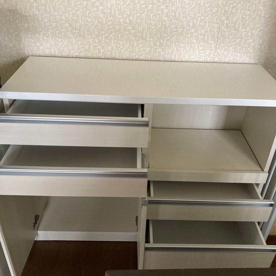 【美月⭐︎】食器棚　キッチンボード　レンジボード　幅120cm