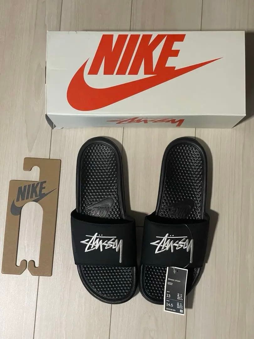 た*ん様 Stussy × Nike Benassi Slide \