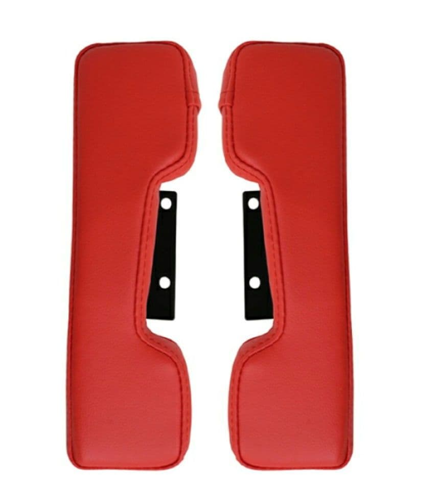 ハイエース　ドアアームレスト　レッドレザー　即購入Ok