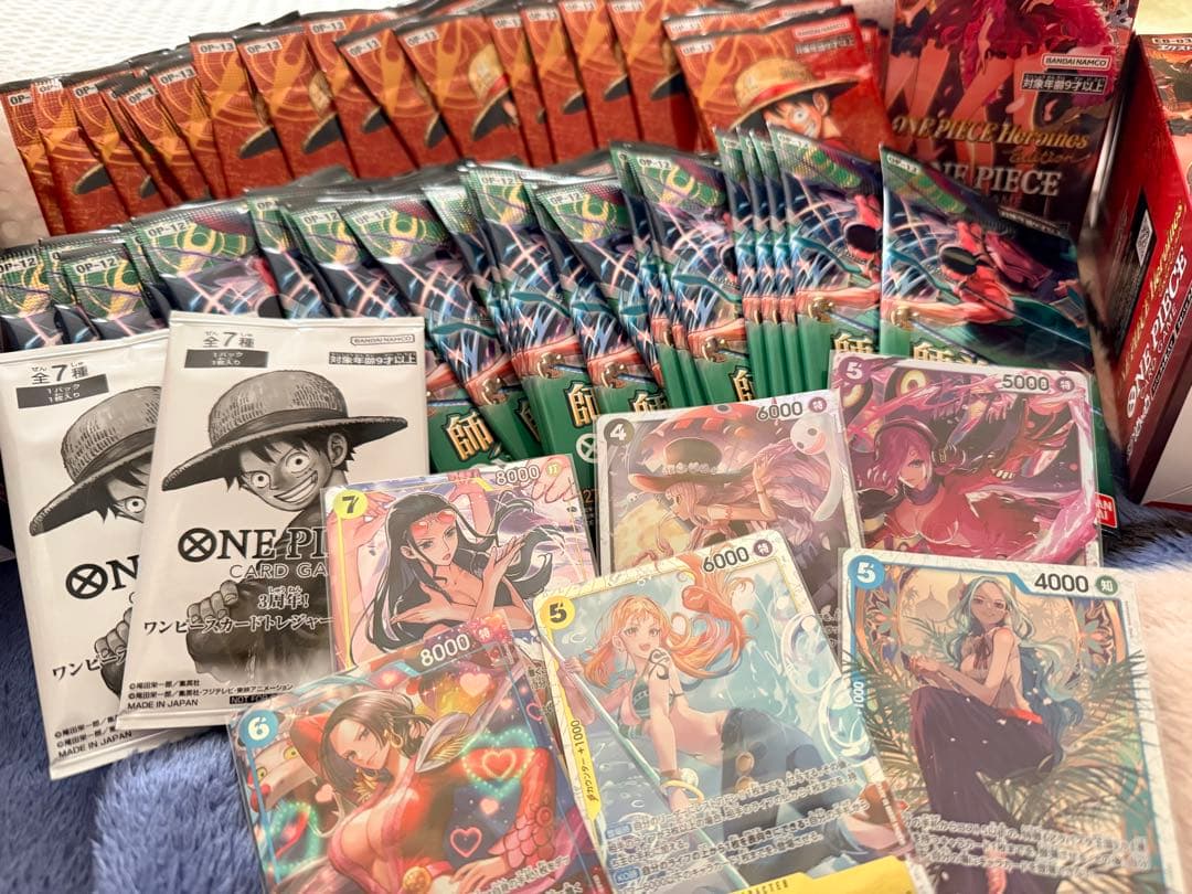 ONE PIECE CARDGAME パラレル SR ナミ ハンコック ロビン