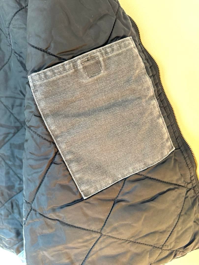 【大人気】良品 カーハート ダックベスト XL グレー フェード ヴィンテージ