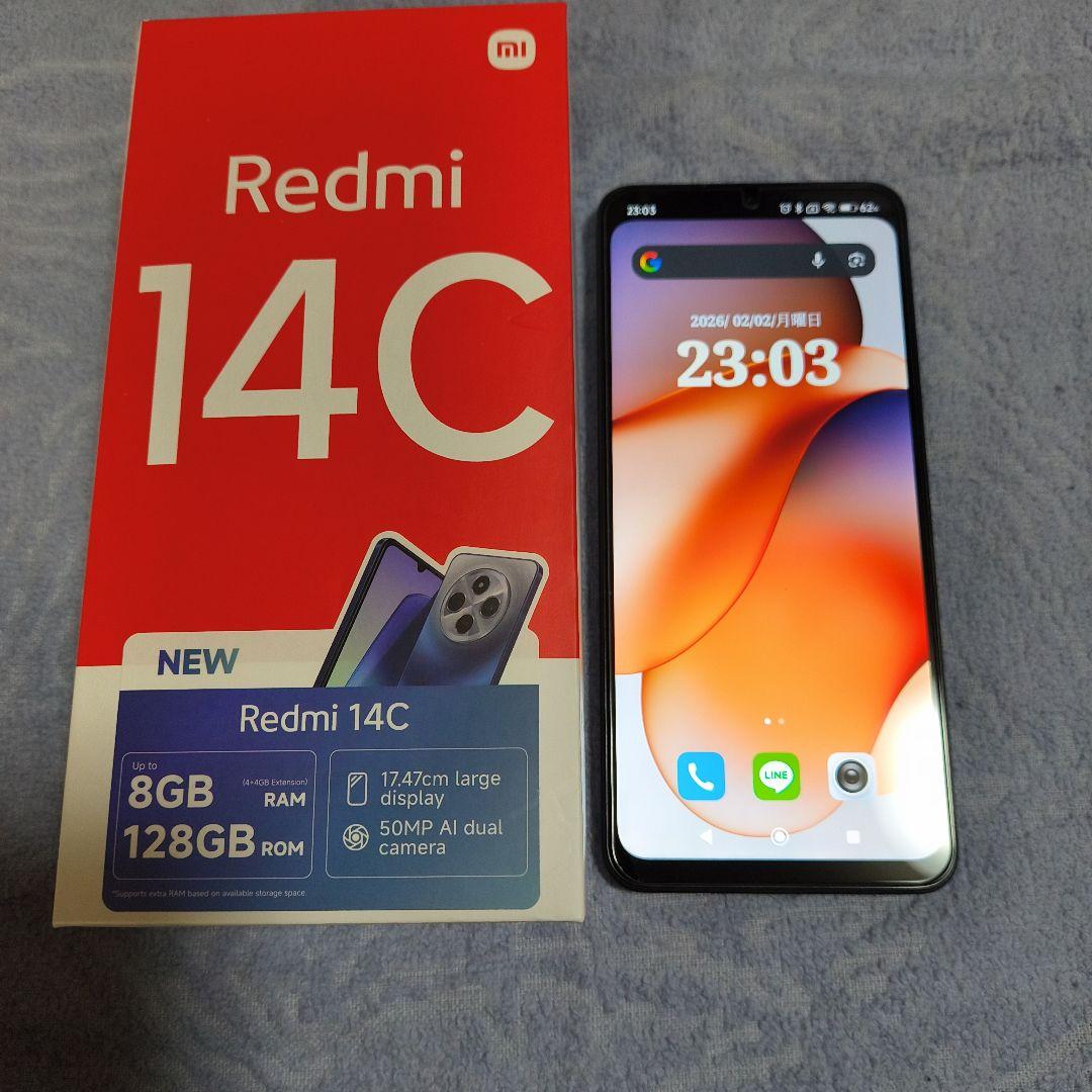 Redmi 14c 8GB　128GB シムフリー