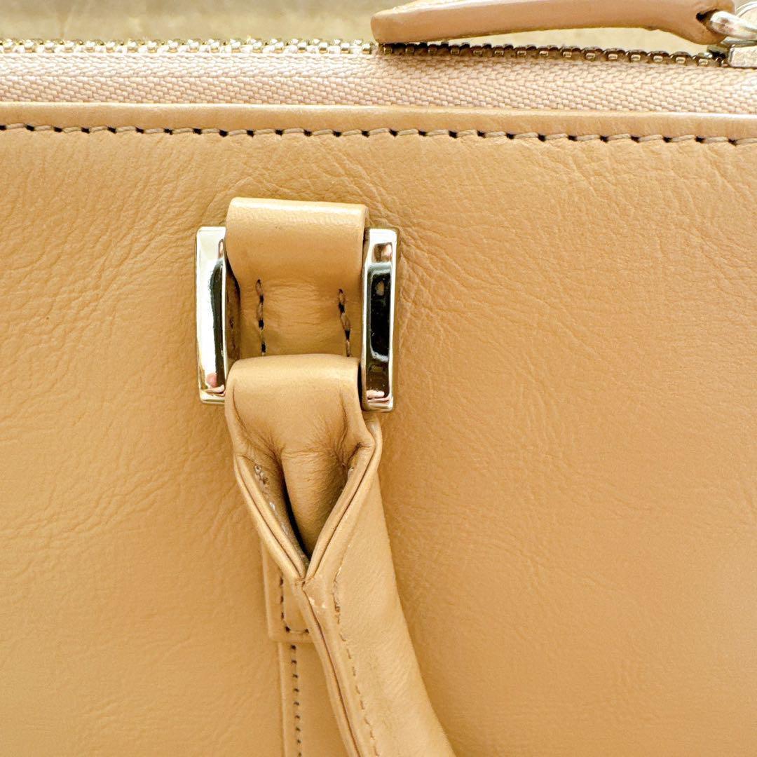 ビジネスレザーファクトリー 本革 A4 ビジネスバッグ ベージュ レザー バック