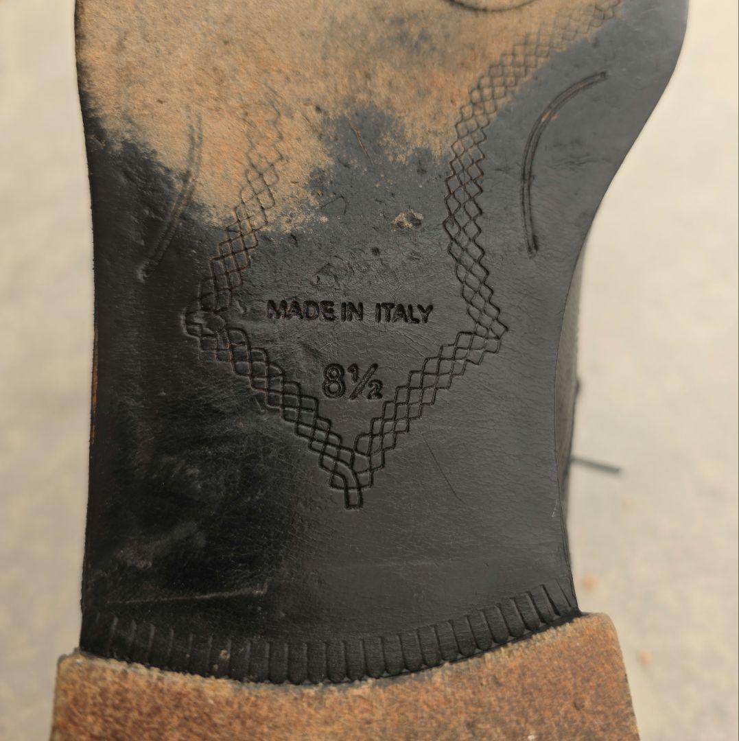 ドルチェ&ガッバーナ　オーストレッグ レザー ドレスシューズ　8 1/2