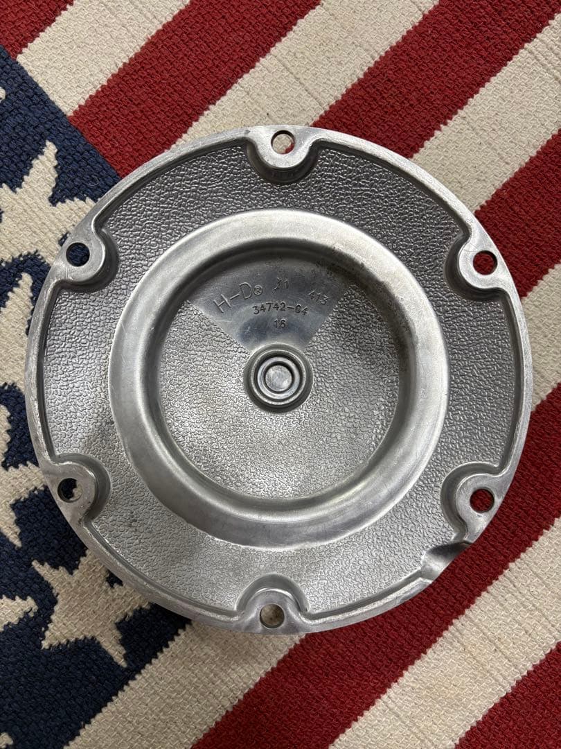 No.26ハーレーダビッドソン　スポーツスターダービーカバー手彫り 48 883