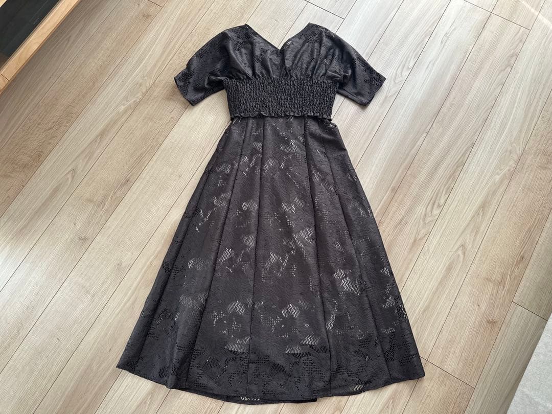 Dorry Doll ジャガード セット ドレス ブラウン