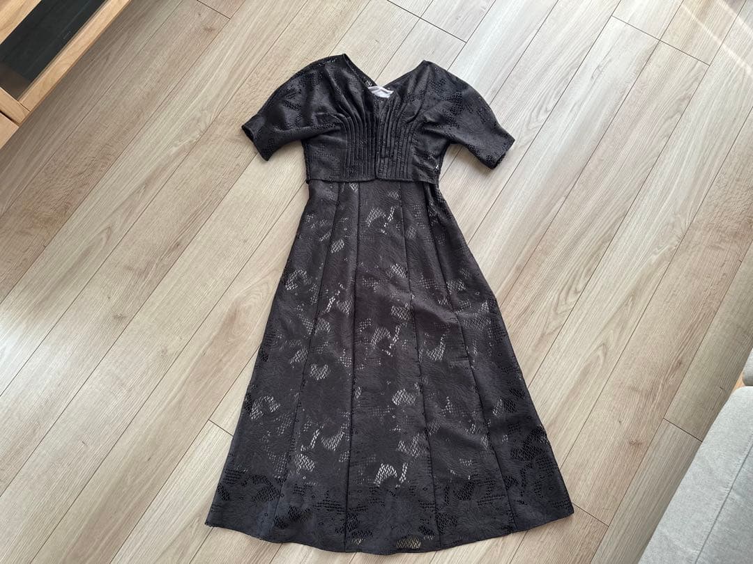 Dorry Doll ジャガード セット ドレス ブラウン