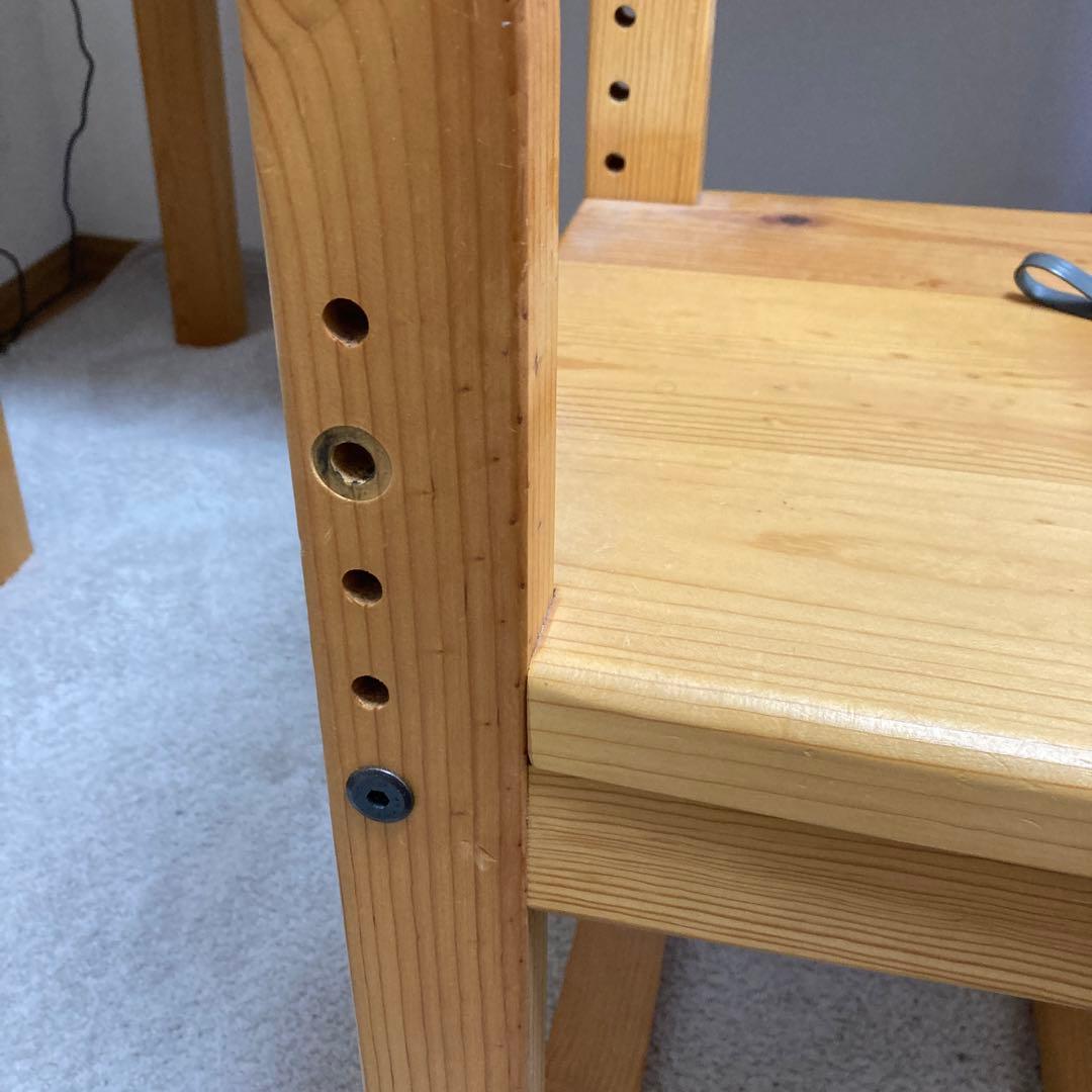 最終値下げ　ステップチェア　椅子　パイン材　アンティーク