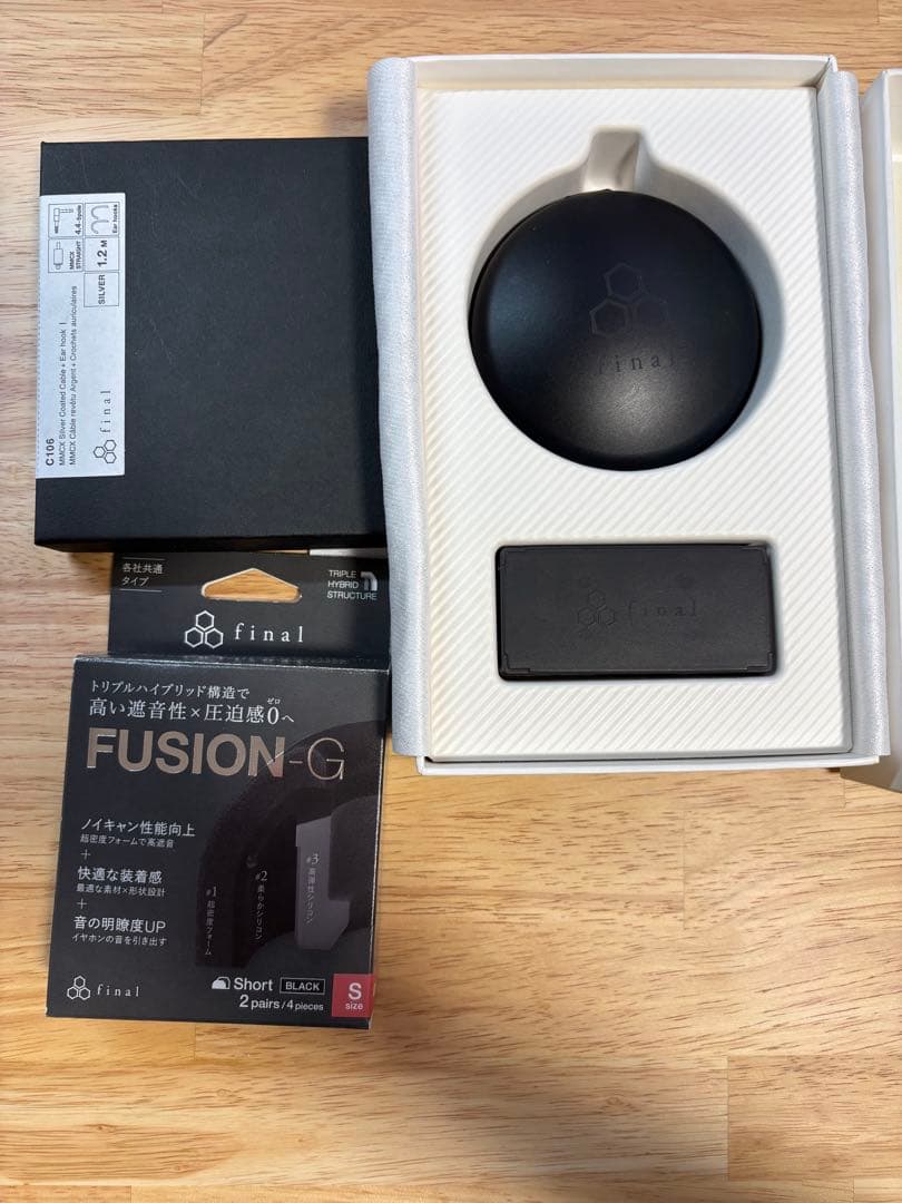 final A8000 & 純正有線4.4mmケーブルとFUSION-G付き