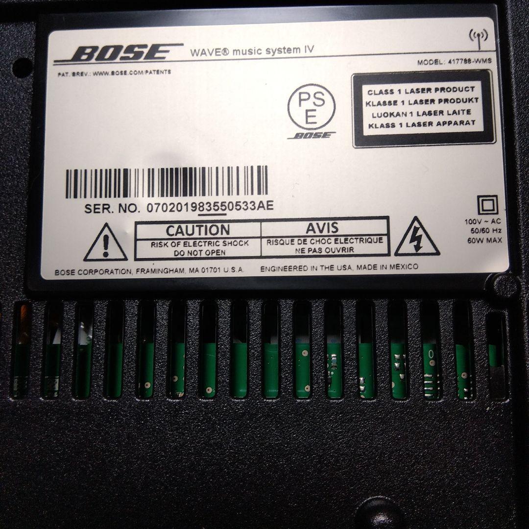 BOSE ・WAVE music system IV