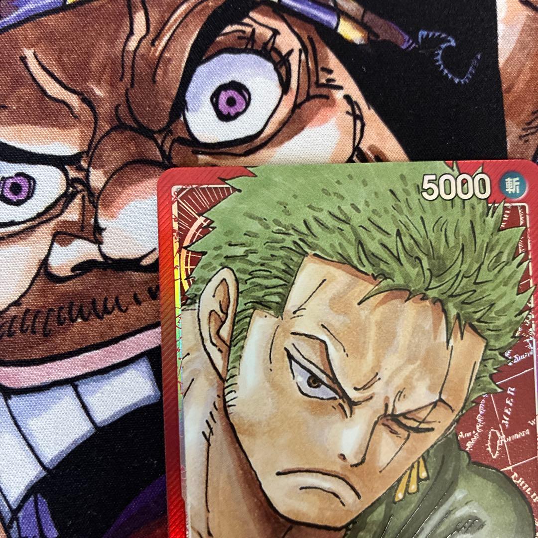 よ*!様 【美品】ロロノア・ゾロ L リーダーパラレル リーパラ OP01-00