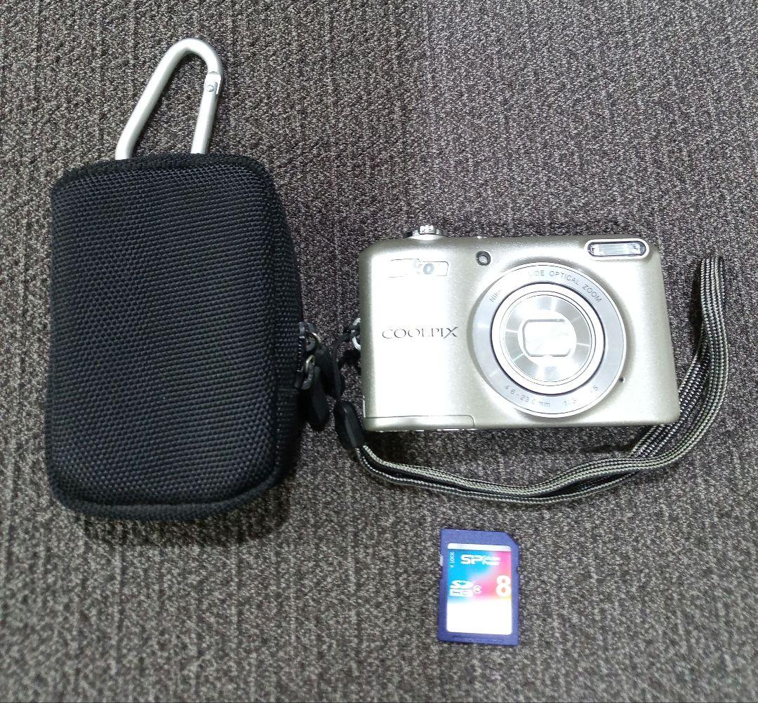 Nikon　COOLPIX L28　コンパクトデジタルカメラ　SDカードポーチ付