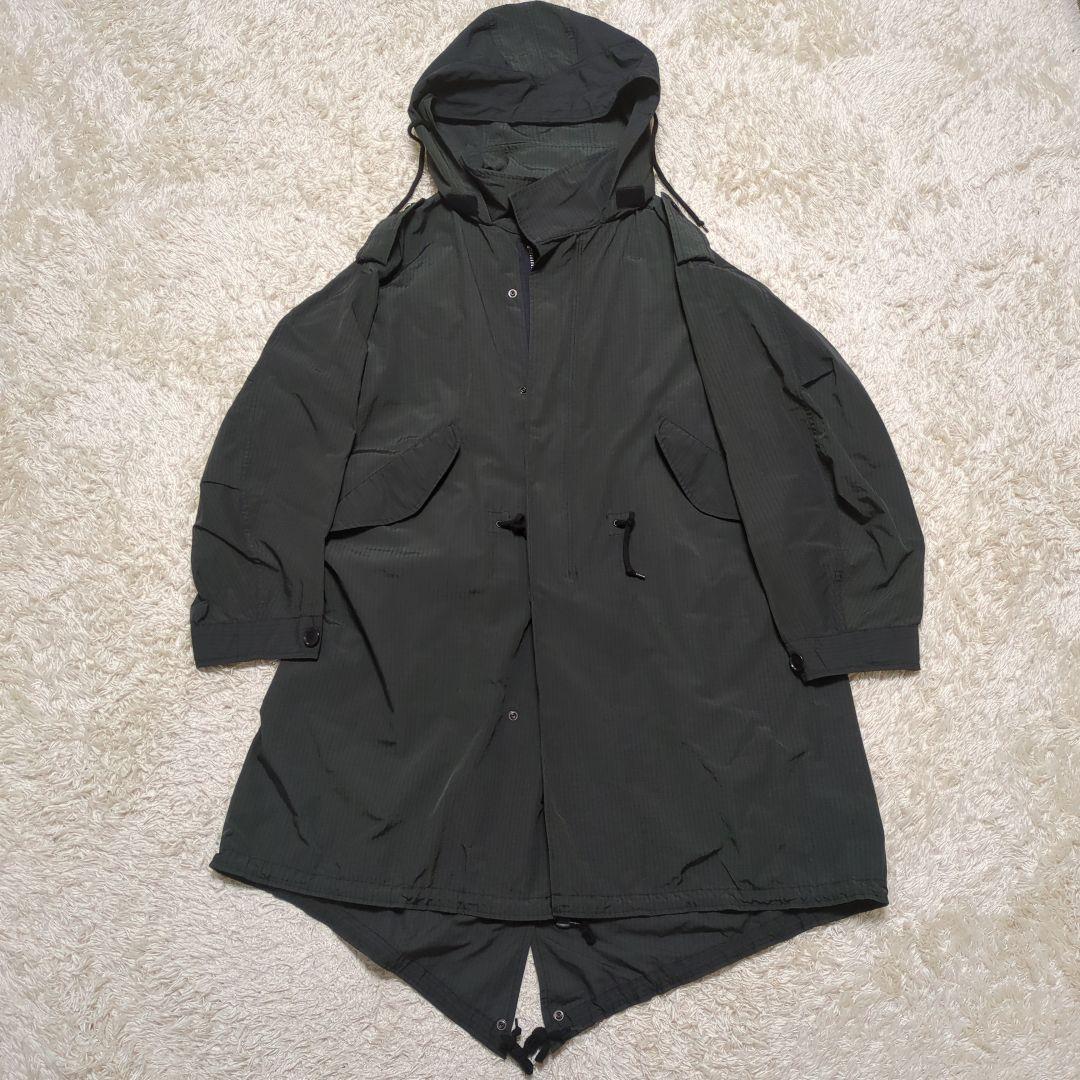 アルファインダストリーズ モッズコート ブラック メンズ M