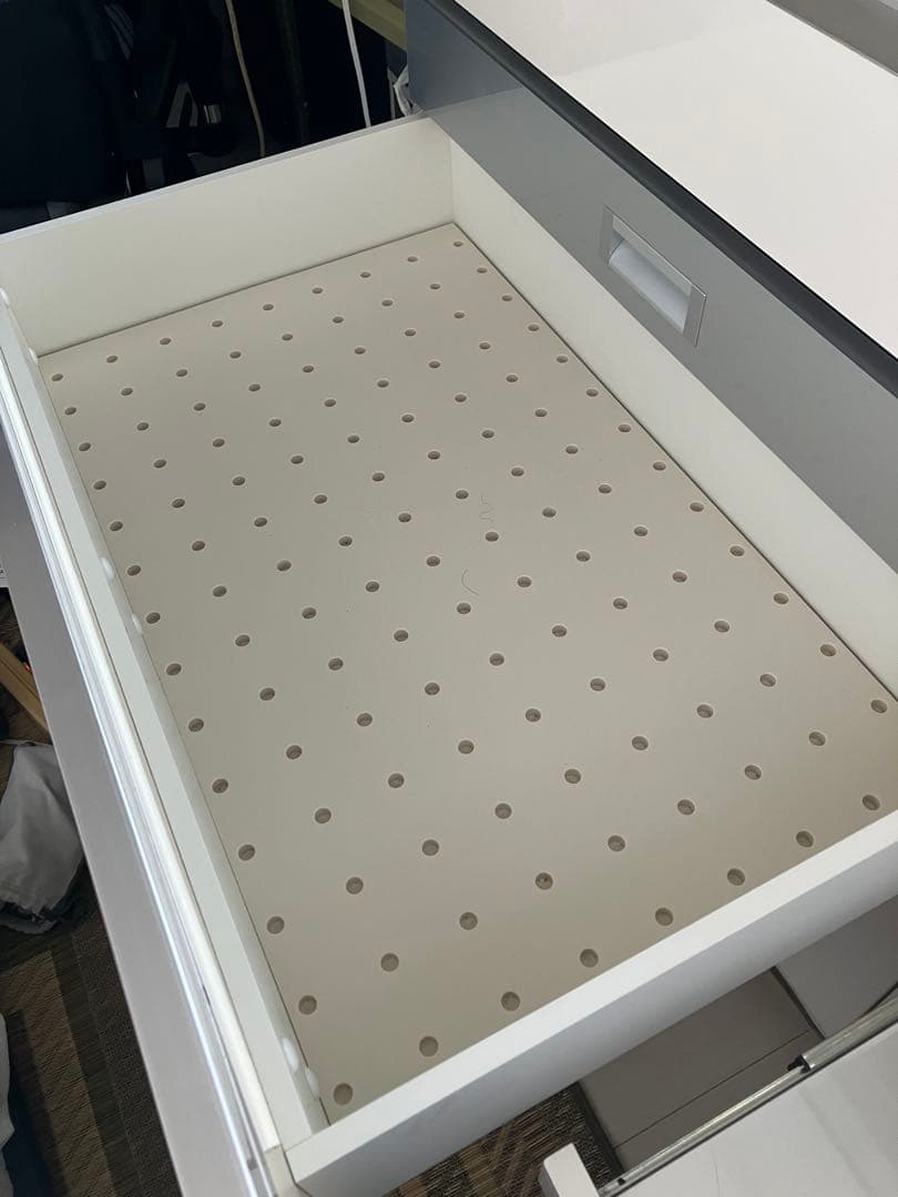 《送料込み》Pamouna パモウナ 120ホワイト食器棚 引き出し付き