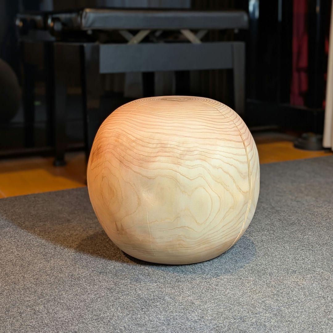 ごっち　檜　丸型　丸太　椅子　スツール　高さ約31㎝