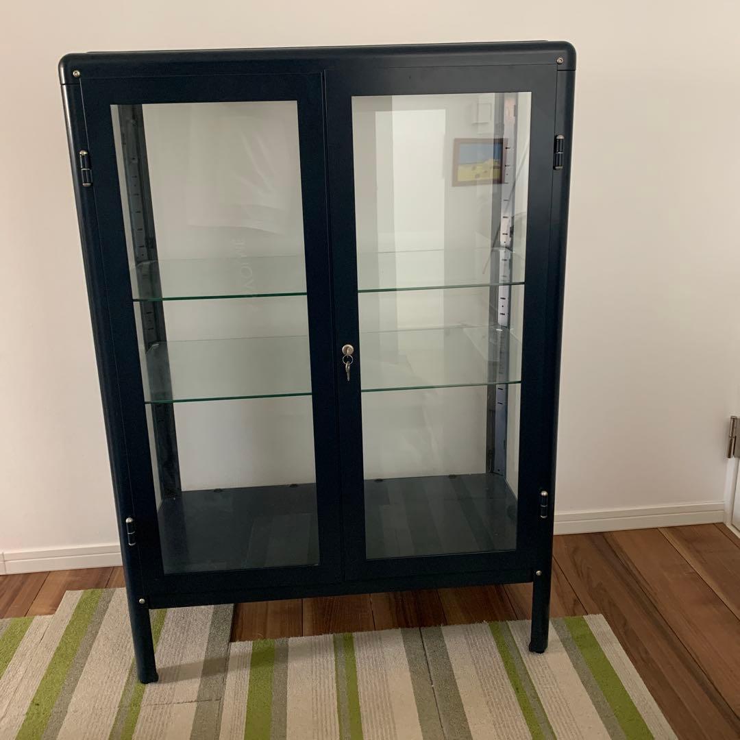 IKEA ファブリコール　コレクションケース　ブラックブルー