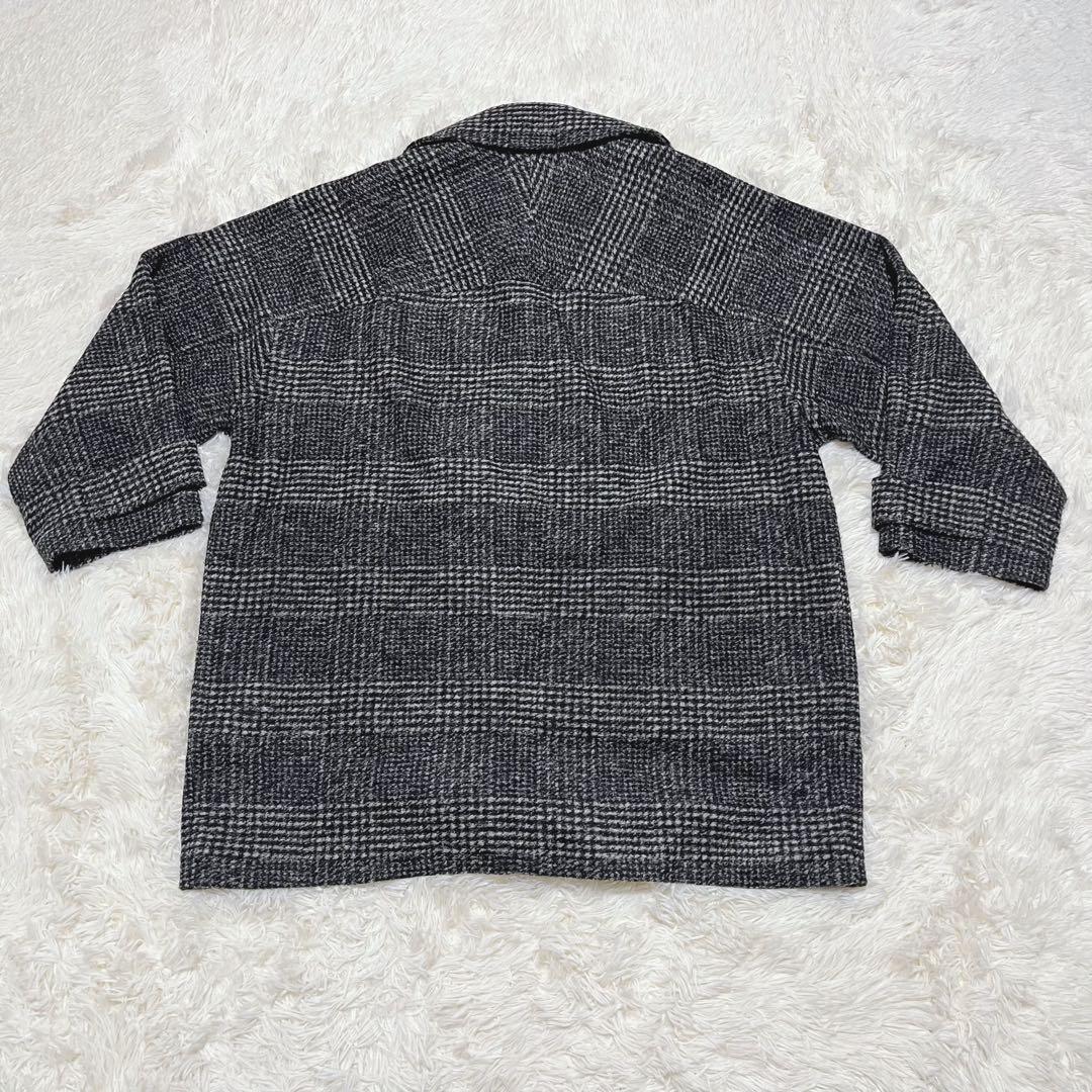 【極美品】Spick & Span Wスライバーチェックハーフコート　38