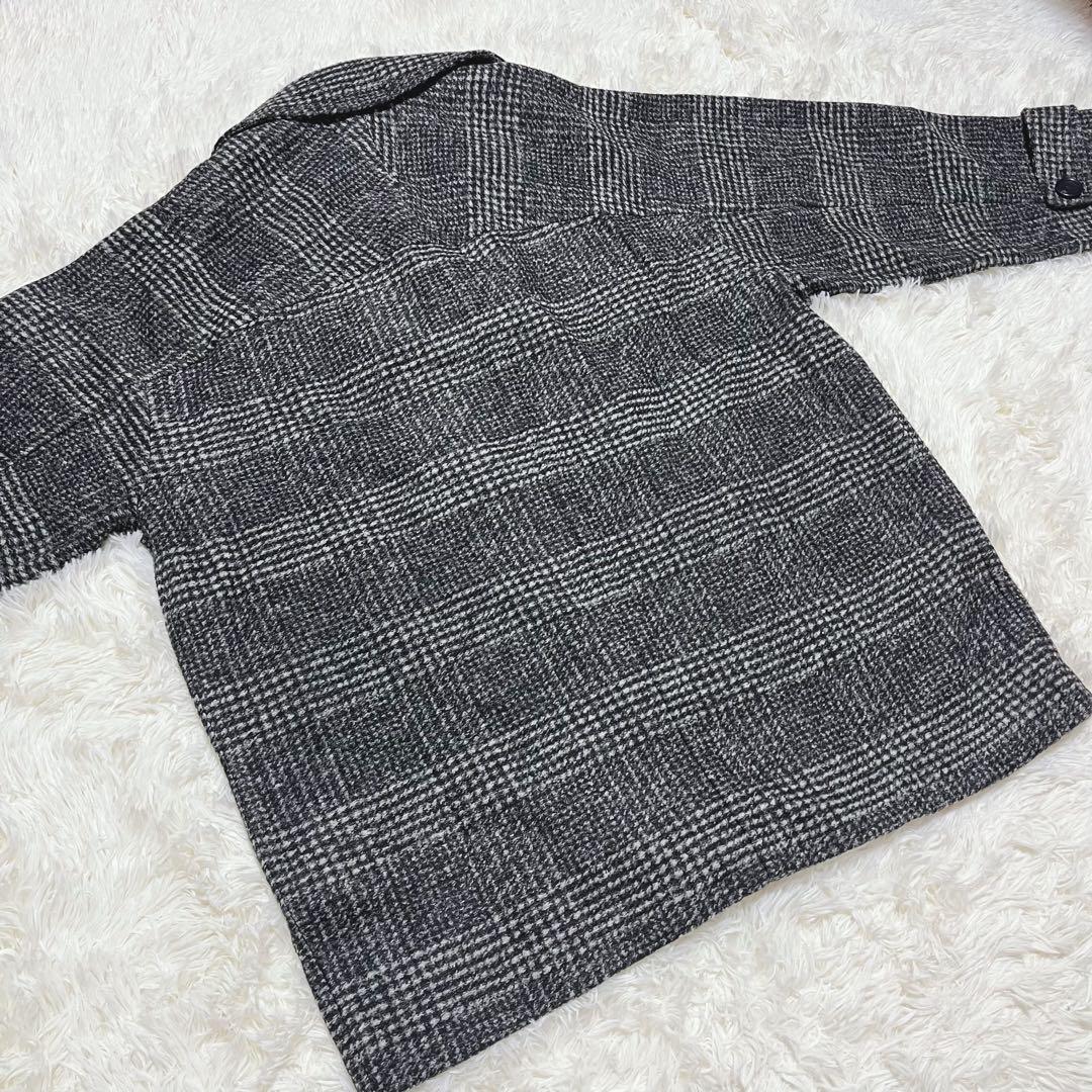 【極美品】Spick & Span Wスライバーチェックハーフコート　38