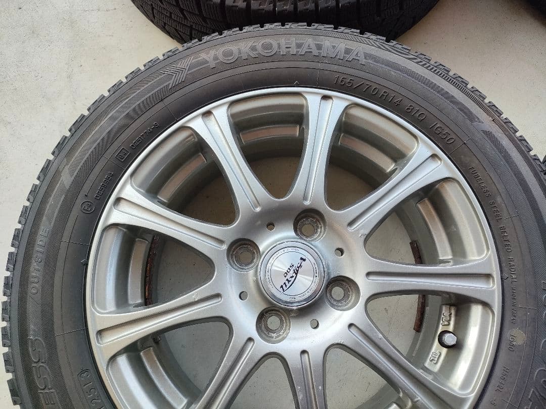 スタッドレス・ホイール4本セットiceGUARD iG50　165/70R14