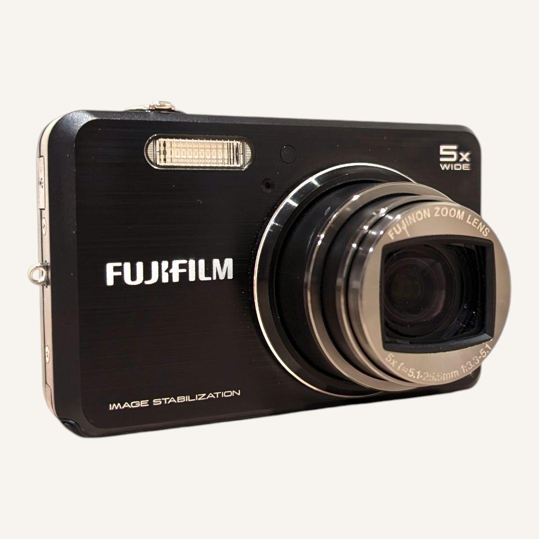 美品 動作確認済 FUJIFILM J250 デジカメ ブラック 充電器