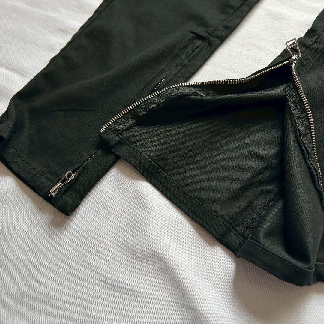 タグ付き　ダンケシェーン　カーゴパンツ　フラップポケット　ブラック　【28】S