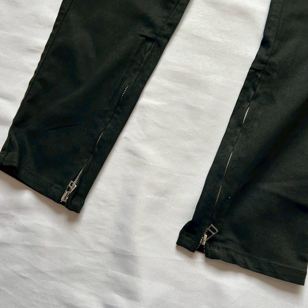 タグ付き　ダンケシェーン　カーゴパンツ　フラップポケット　ブラック　【28】S