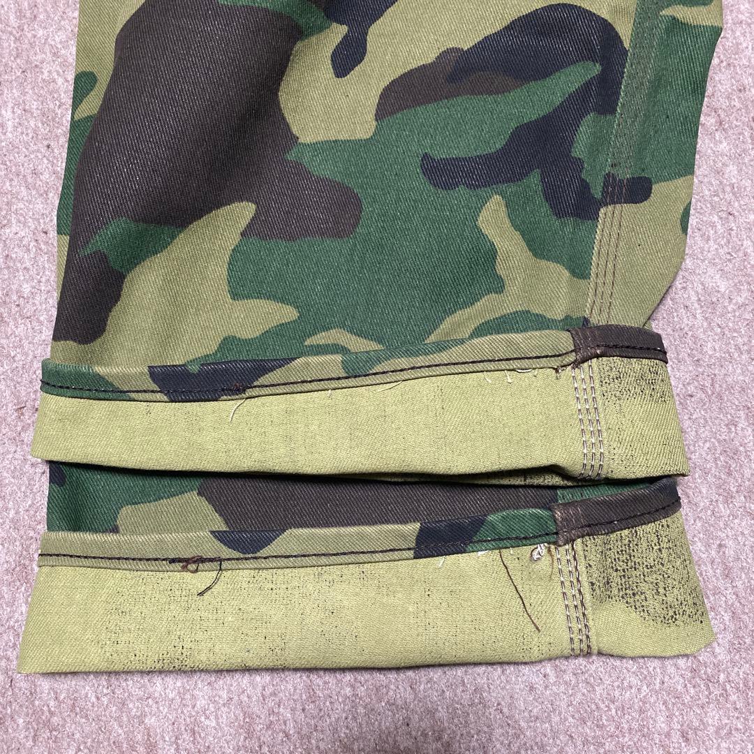 LIBERTY迷彩オーバーオール ダブルニー