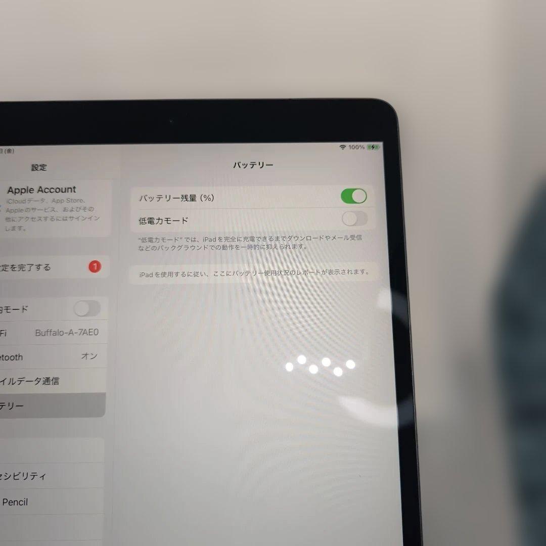 iPad Air第3世代/64GB スペースグレイ MV0D2J/A8 87％