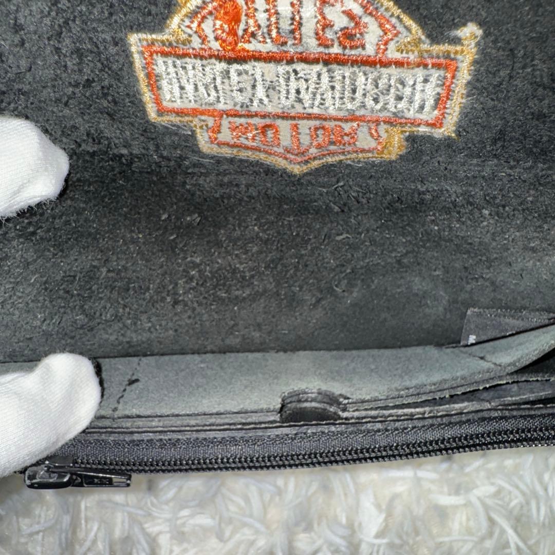 Harley-Davidson ウォレットチェーン　ロゴ 刺繍　USA製