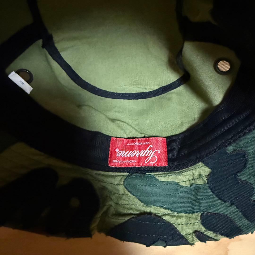 帽子 Supreme Layered Camo Crusher Woodland