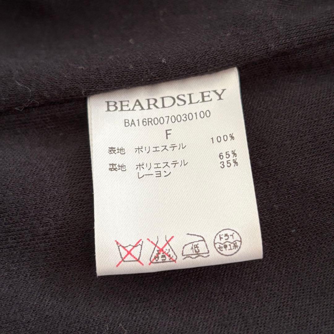 美品 BEARDSLEY ビアズリー バルーンブルゾン リボン ブラック
