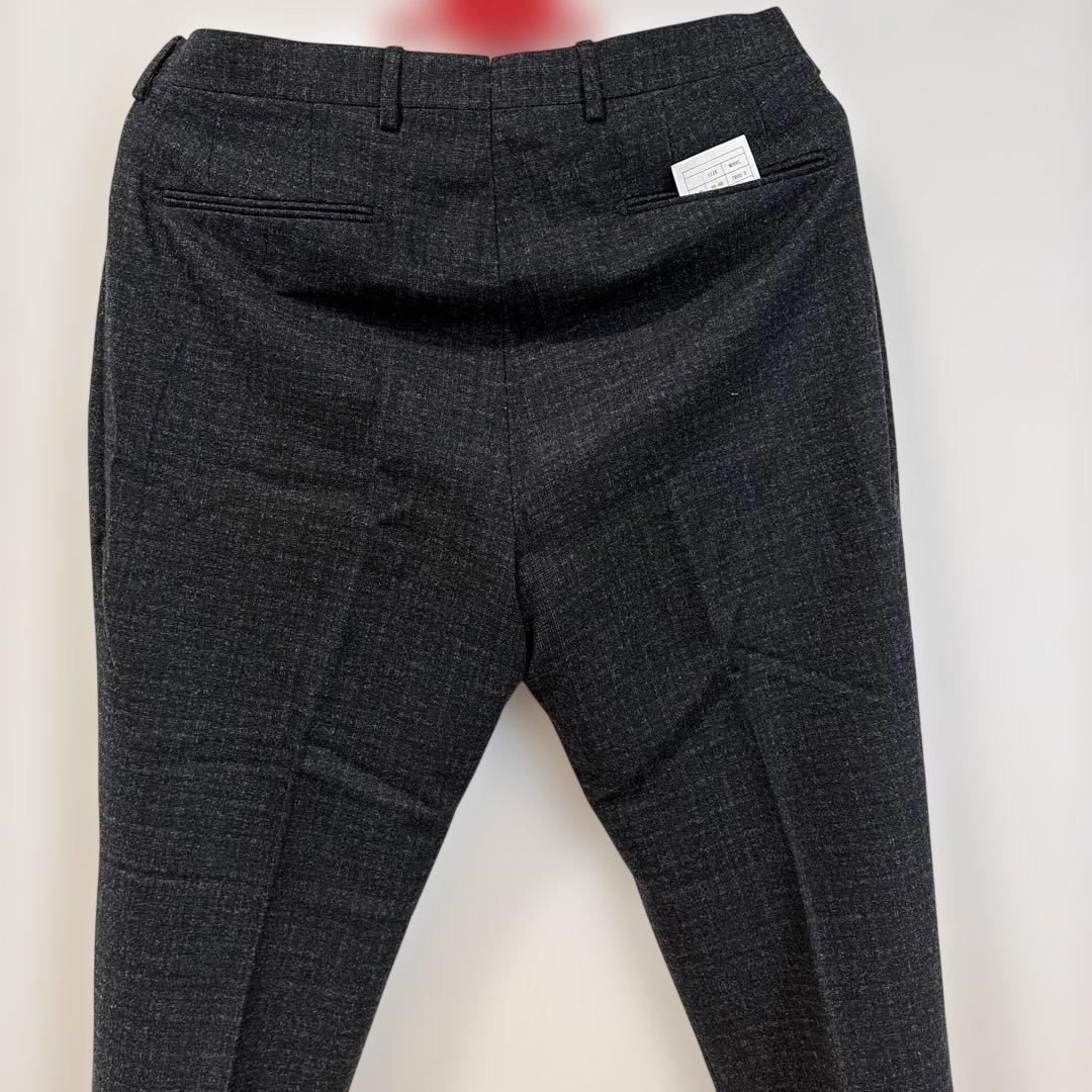 カノニコ ダブルジャケット セットアップ チェック グレー Super100