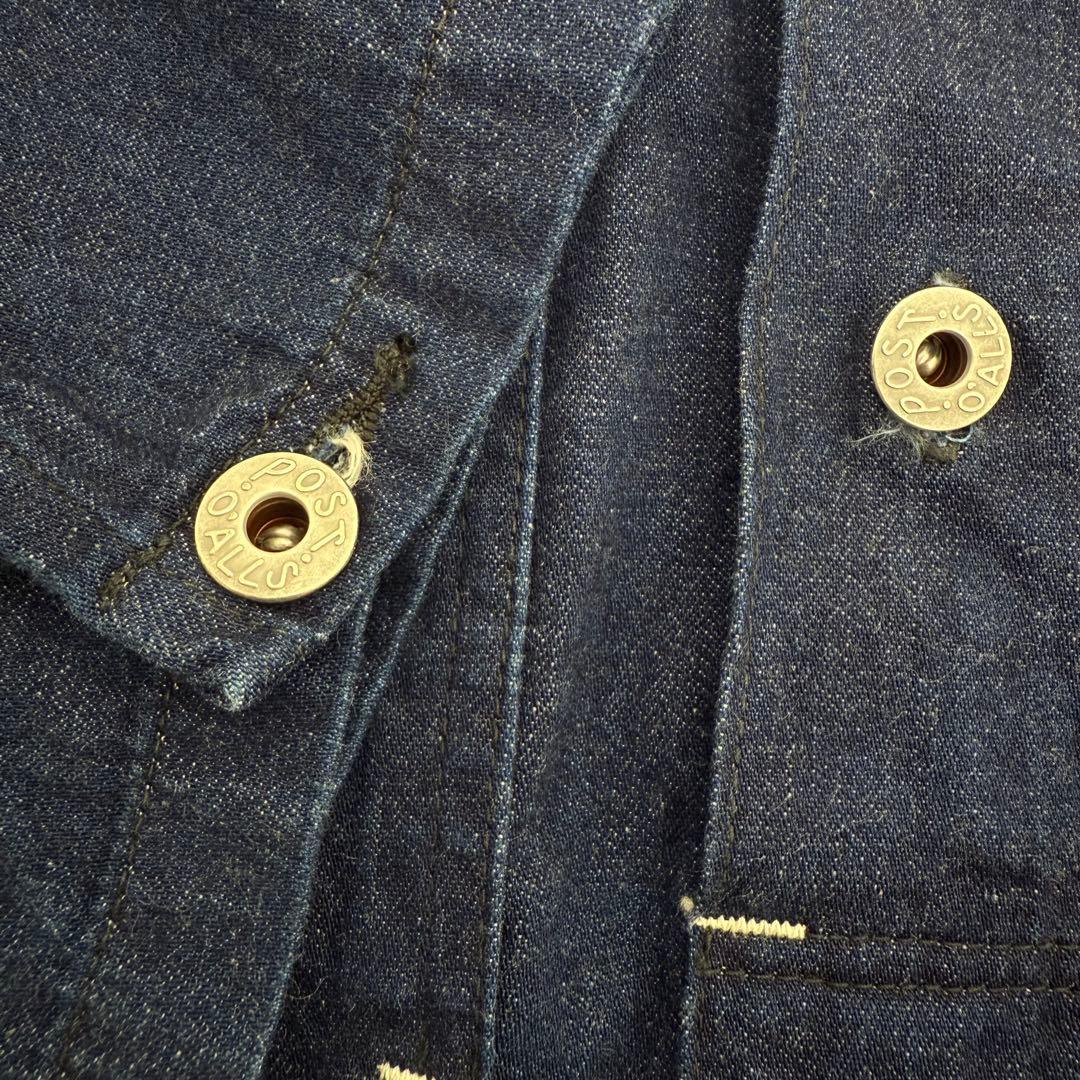 POST OʼALLS 23AW ARMY デニム プルオーバーシャツ ポスト