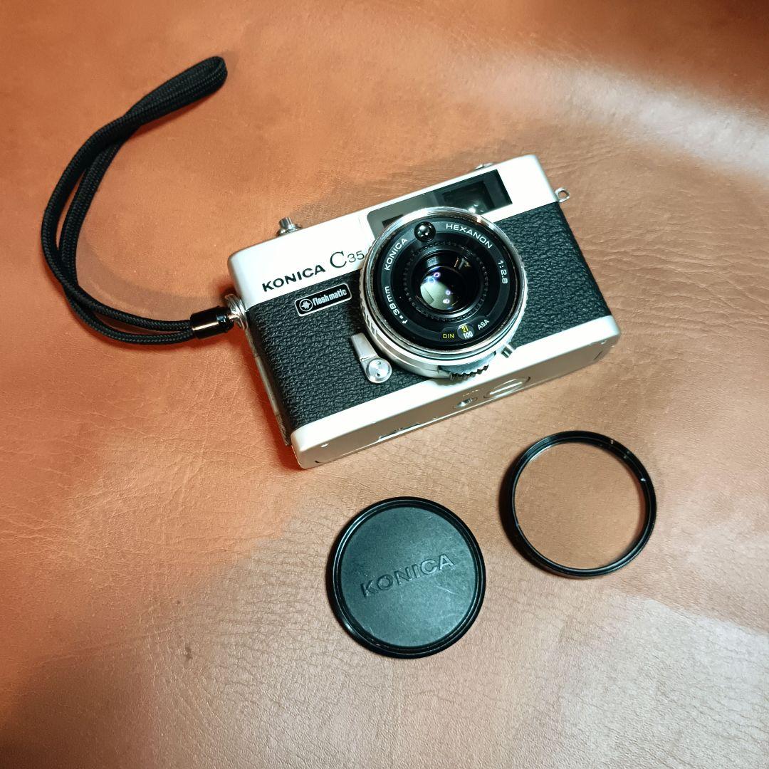 フィルムカメラ　コニカC35【美品、完動品】乃木坂46　五百城茉央、芦田愛菜