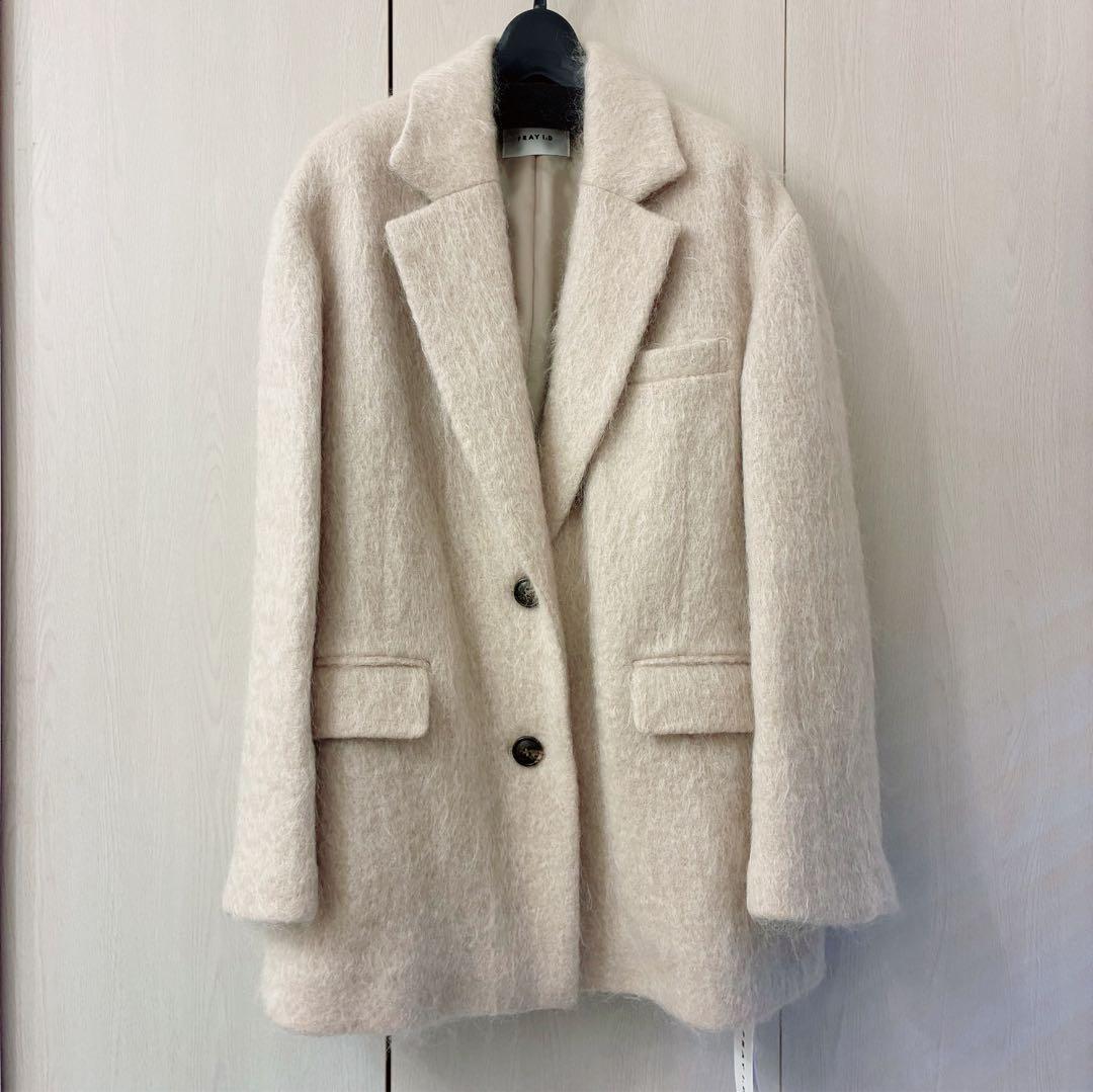 【FRAY I.D】テーラードオーバージャケットコート BEG 1size